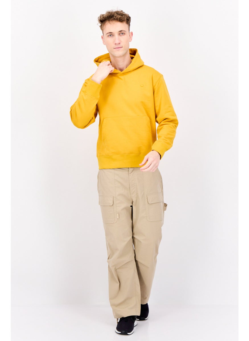 adidas Originals - Men Sportswear Fit Hooded Outdoor Hoodie, Mustard - Image 1