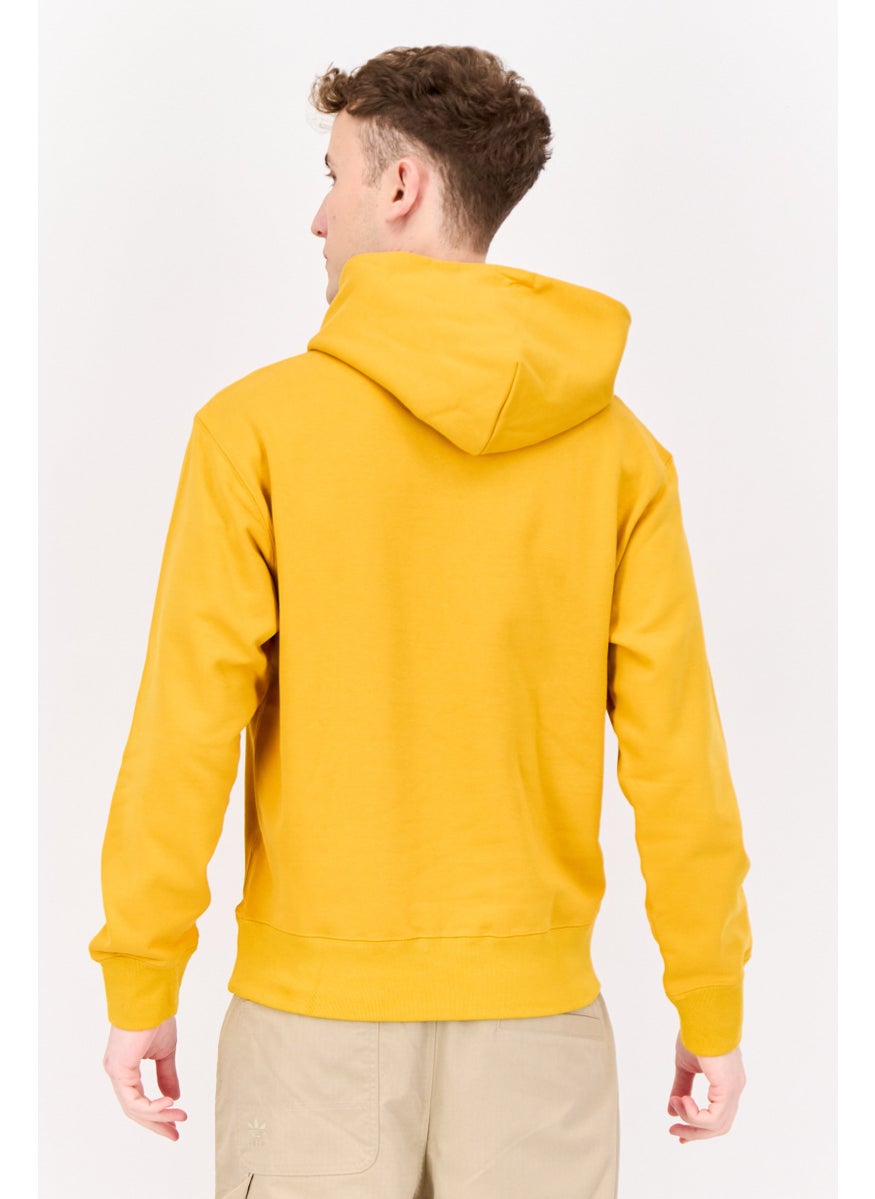 adidas Originals - Men Sportswear Fit Hooded Outdoor Hoodie, Mustard - Image 1