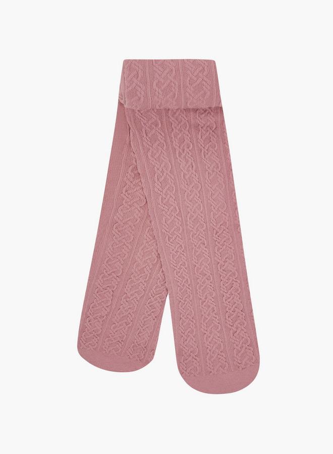 فلورا بيلا من شو إكسبرس جوارب ضيقة بنقوش مع خصر مطاطي - طقم من قطعتين - Image 3