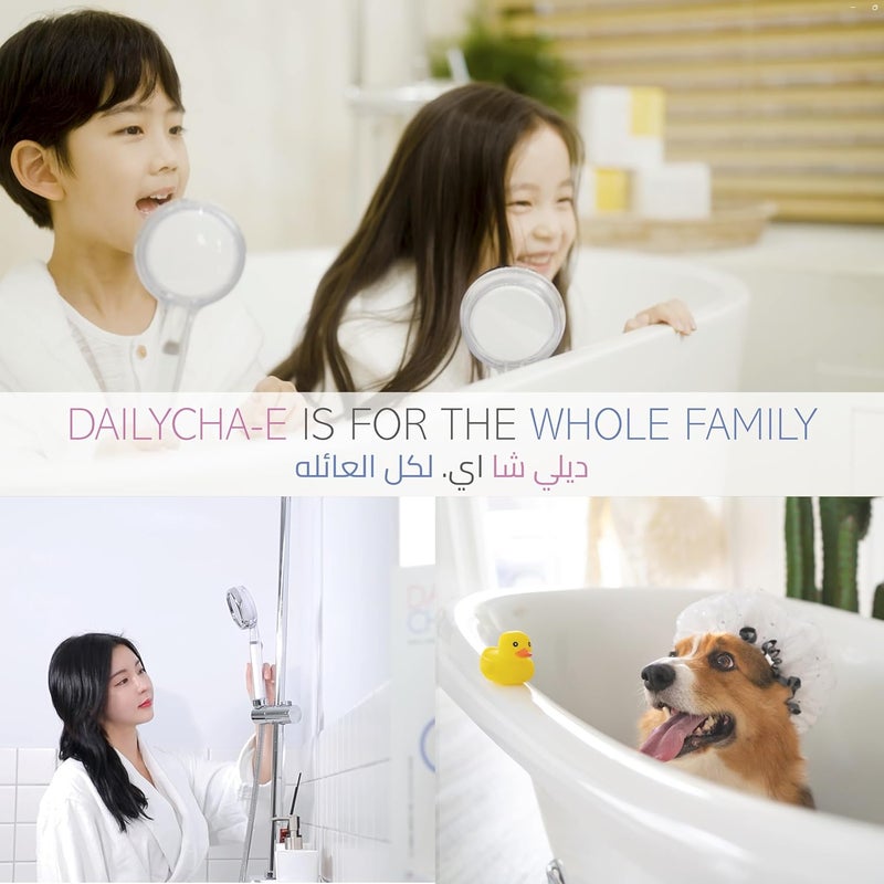ديلي شا يي كبسولة مرشح دش فيتابريسو - مرشح مياه مُغذٍ بمكونات مغذية للبشرة والشعر - إزالة الكلور - تفتيح - مضاد للأكسدة - علاج بالروائح - Image 2