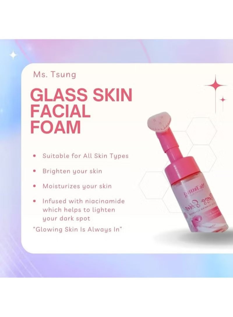أساسيات السيدة تسونغ منظف رغوي للوجه للبشرة الزجاجية 100 مل - Image 1