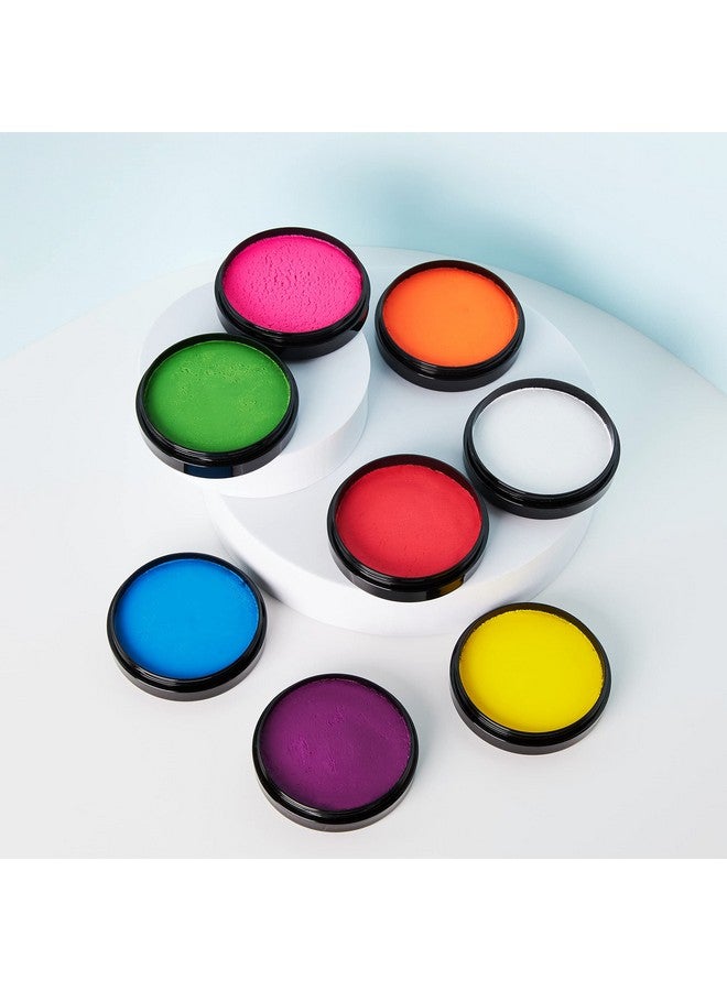 Moon Glow Pro Intense Neon Uv Face & Body Paint Cake Pots By Moon Glowintense Redprofessional Water Based Face Paint Makeup For Adults Kids1.26Oz - Image 5