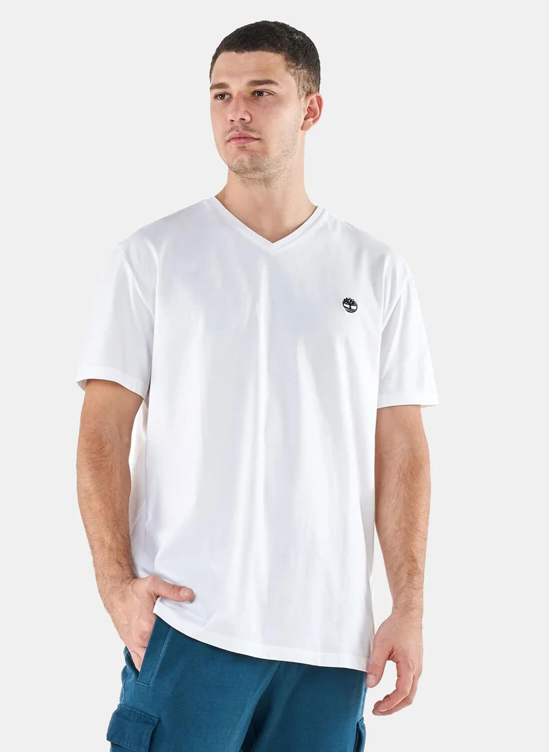 تمبرلاند Men's Dunstan River Jersey V-Neck Slim T-Shirt