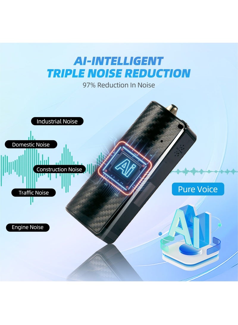 ZESTECH 128GB Digital Voice Recorder - Magnetic Mini Voice Activated Recorder with AI-Triple Noise Reduction, 750H Storage and 600H Battery Time, Portable Audio Recorder for Meetings/Interviews/Classroom… - Image 4