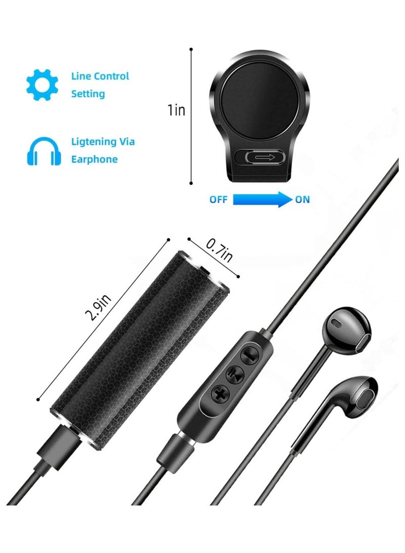 ZESTECH 128GB Digital Voice Recorder - Magnetic Mini Voice Activated Recorder with AI-Triple Noise Reduction, 750H Storage and 600H Battery Time, Portable Audio Recorder for Meetings/Interviews/Classroom… - Image 5