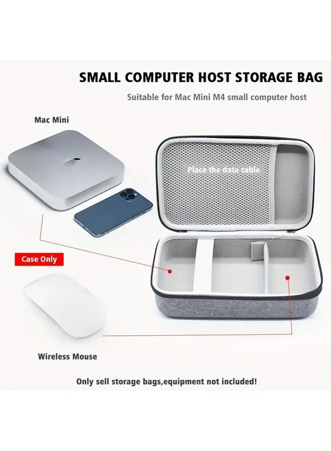 حقيبة تخزين قاسية من إيفا رمادية لجهاز ماك ميني إم4 الكمبيوتر المضيف المحمول - Image 4