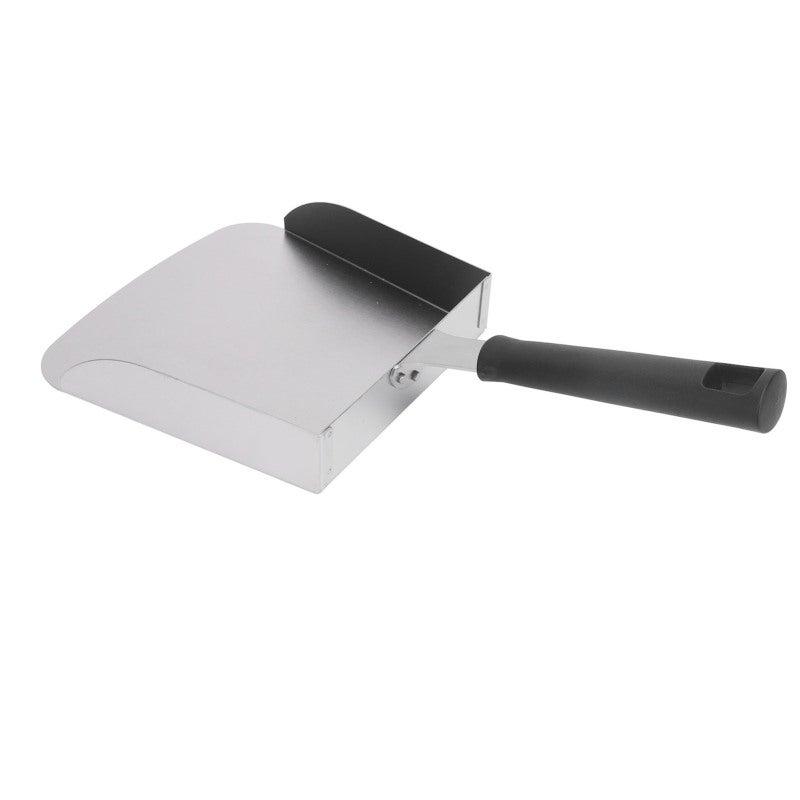 Griddle Food Mover: Large Stainless Steel - Straight Edge Design Grill Spatula for Commercial Kitchens Outdoor Cooking - Image 3