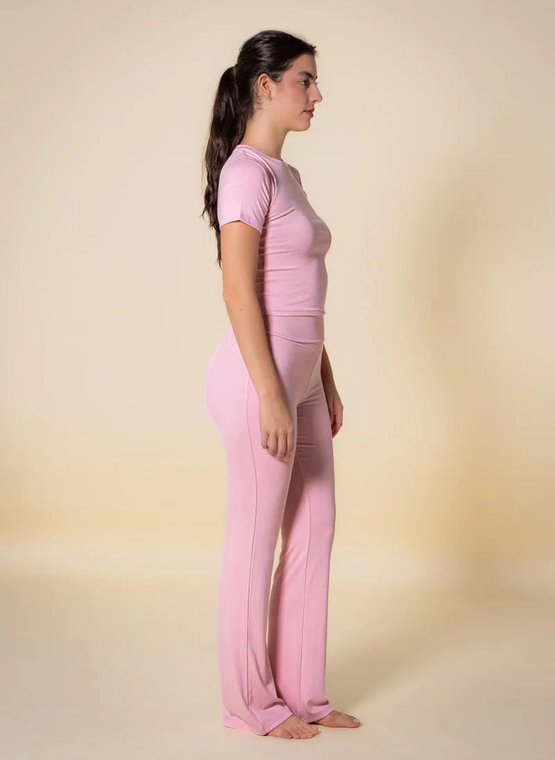 Shapes Pink SOFT COTTON T-SHIRT SET for Women | Best Price UAE