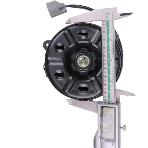 WQSING Cooling Fan Motor Passenger Side 16363-20390 for Lexus RX350 RX400H RX450H 2010-2013 for Toyota Highlander 3.3L V6 FHEV 2006-2010 Radiator 16363-75030 - Image 5