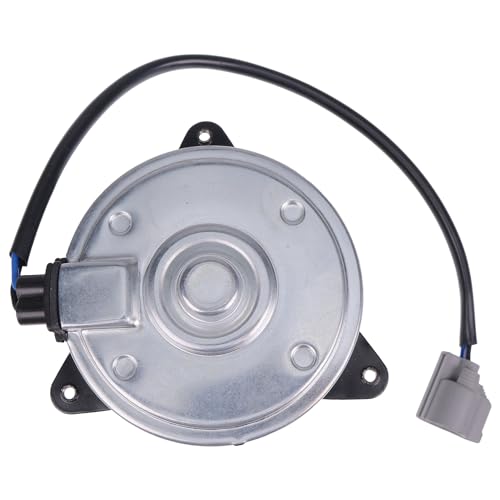 WQSING Cooling Fan Motor Passenger Side 16363-20390 for Lexus RX350 RX400H RX450H 2010-2013 for Toyota Highlander 3.3L V6 FHEV 2006-2010 Radiator 16363-75030 - Image 3