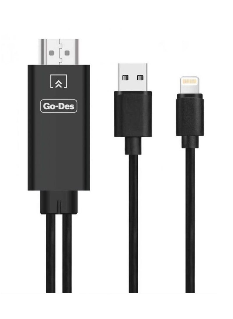 GO-DES Go Des GD-HM806 Cabel Lightning To HDMI - Image 1