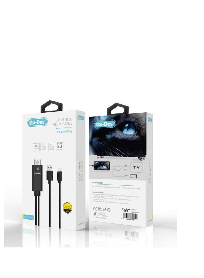 GO-DES Go Des GD-HM806 Cabel Lightning To HDMI - Image 4