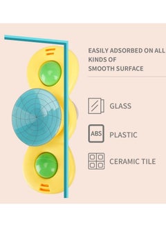 M MIAOYAN 3PCS Suction Cup Spinner Toys for 1-2 Year Old Baby Spinning top Baby Toys Sensory Toys for Toddlers  - Image 5