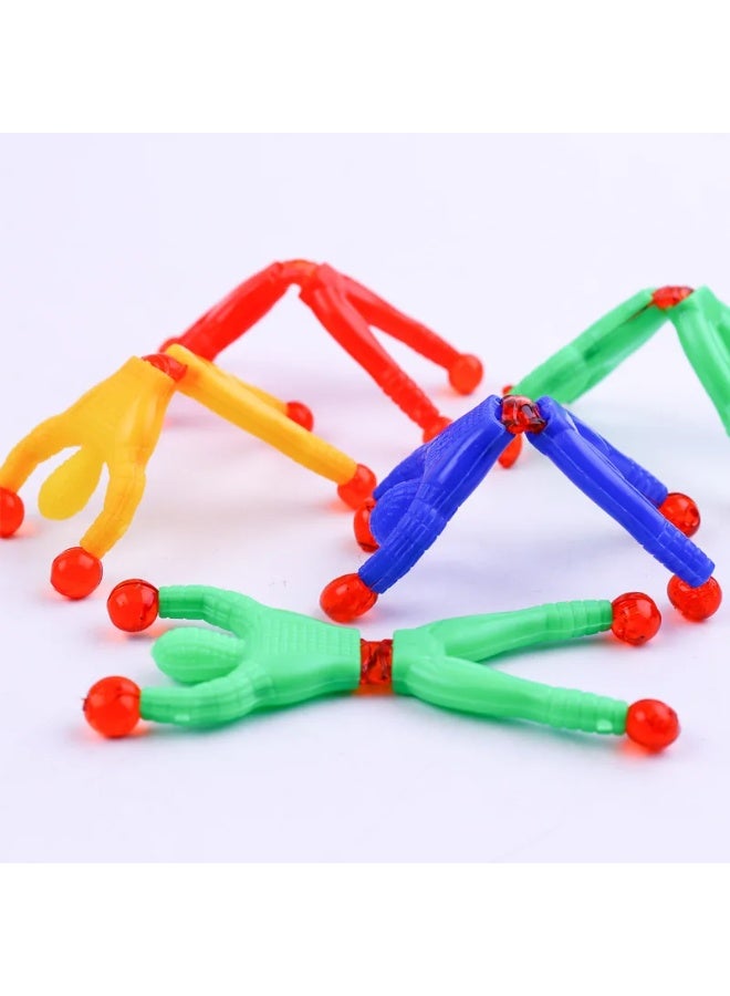 5pcs,Elastic Stretchable Sticky Palm Wall Climbing Stress Relief Toy - Sticky Wall Climber for Fun and Decompression  - Image 3