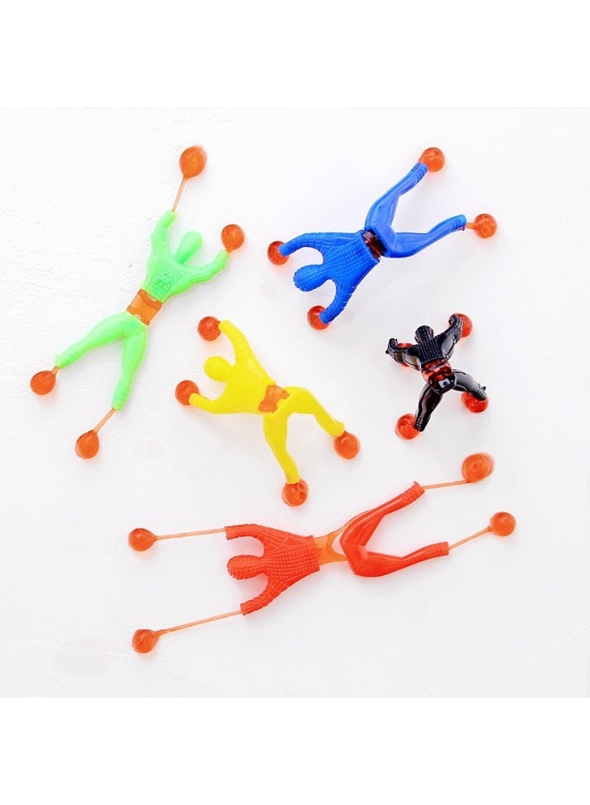 5pcs,Elastic Stretchable Sticky Palm Wall Climbing Stress Relief Toy - Sticky Wall Climber for Fun and Decompression  - Image 1