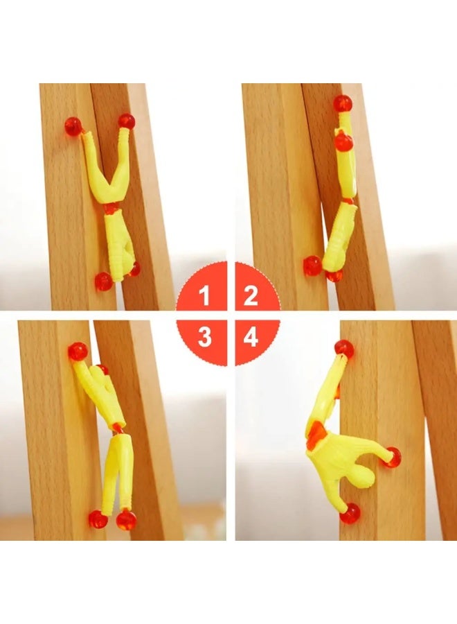 5pcs,Elastic Stretchable Sticky Palm Wall Climbing Stress Relief Toy - Sticky Wall Climber for Fun and Decompression  - Image 4