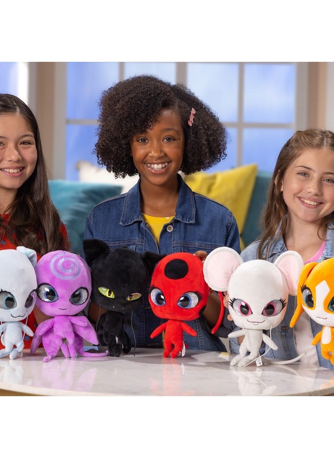 Miraculous Ladybug - 3 Pack Kwami Mon Ami, Plagg, Duusu And Daizzi, 9-Inch Plush Toys For Kids, Super Soft Stuffed Toy With Resin Eyes, High Glitter And Gloss, And Detailed Stitching Finishes (Wyncor)  - Image 5