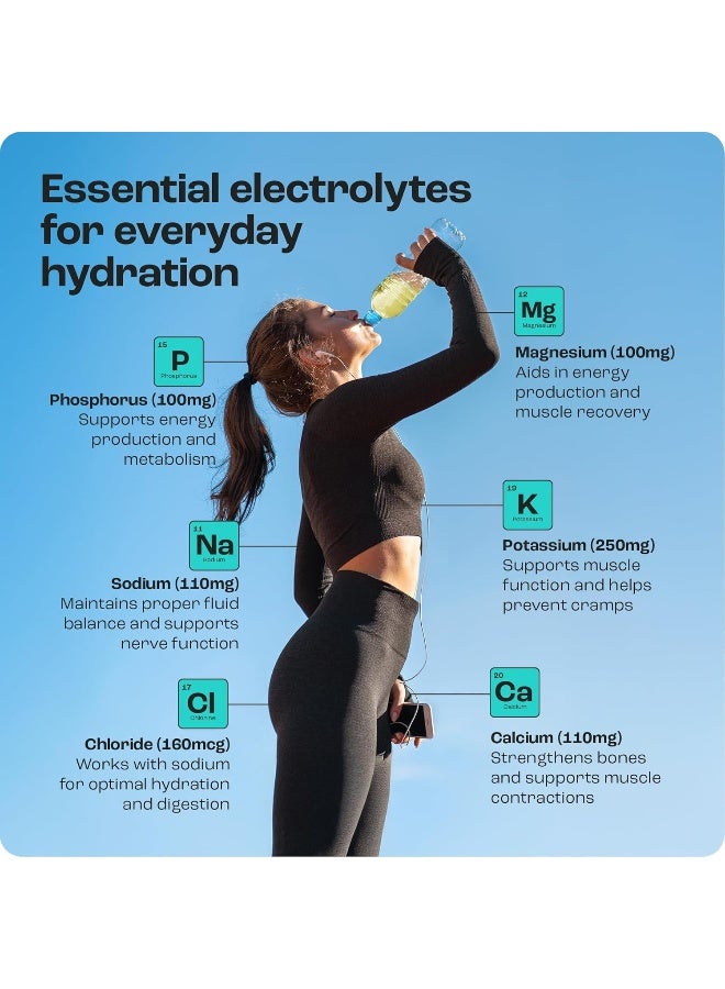 KEY NUTRIENTS Electrolyte Powder, Lemonade Hydration Supplement, 90 Servings - Image 3