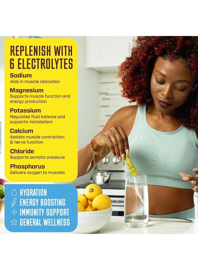 KEY NUTRIENTS Electrolyte Powder, Lemonade Hydration Supplement, 90 Servings - Image 5