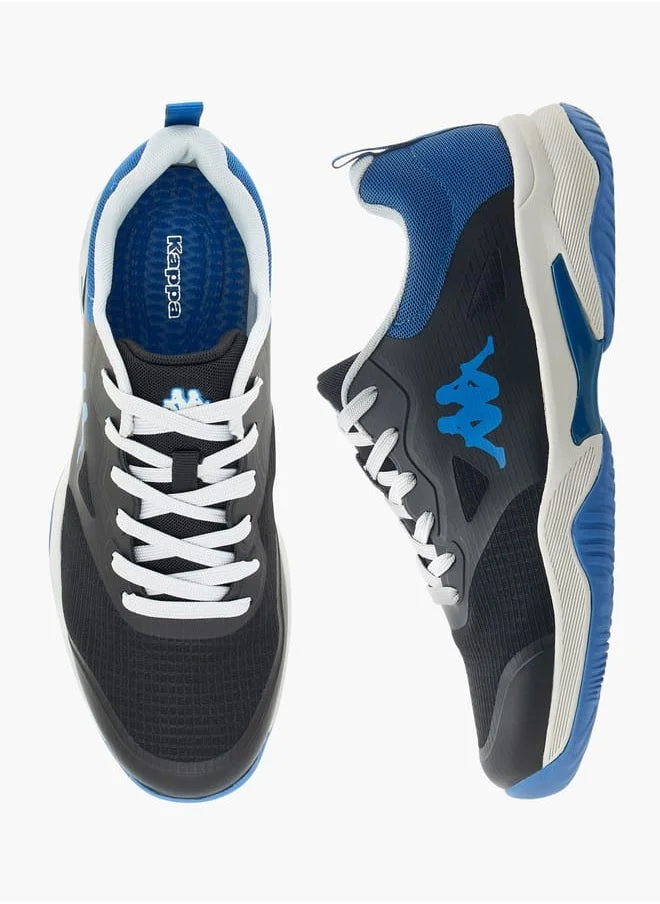 Kappa Mens Panelled Sports Shoes with Lace-Up Closure