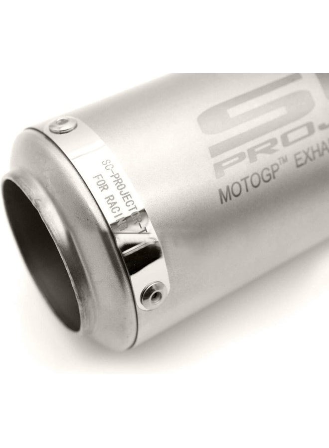 SC Universal Fit Bike Exhaust Pipe | Modified Exhaust Muffler, 48/36/32/m³ Black & Slver Color (SILVER) - Image 4