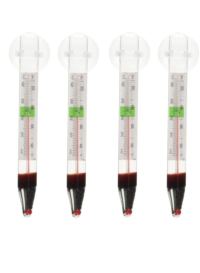 BOYU Aquarium Fish Tank Water Temperature Thermometer Scale 2Pc - Image 1