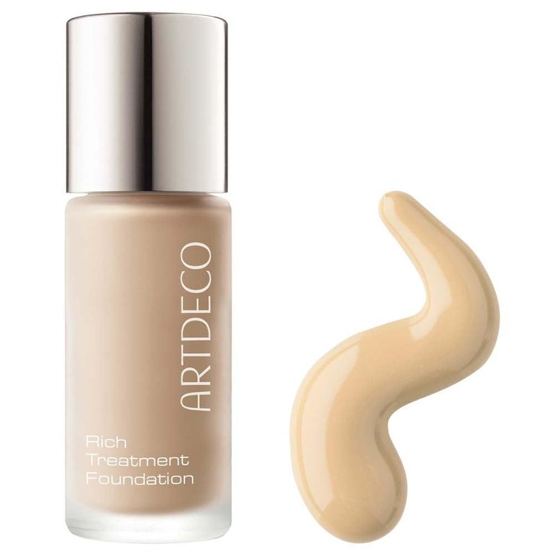 ARTDECO Rich Treatment Foundation  Vanilla Rose N12  Conceals Imperfections  Creates Flawless Complexion  LongLasting  Even  VelvetySmooth Finish  WaterResistant  Vegan Makeup  067 Fl Oz