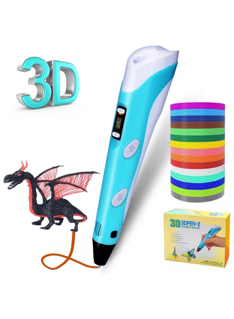 DubaiGallery 3D DIY Graffiti Drawing Printing Pen for Kids 3D Printing Pen Creative Toy Great Arts Crafts Gift for Kids - Image 2