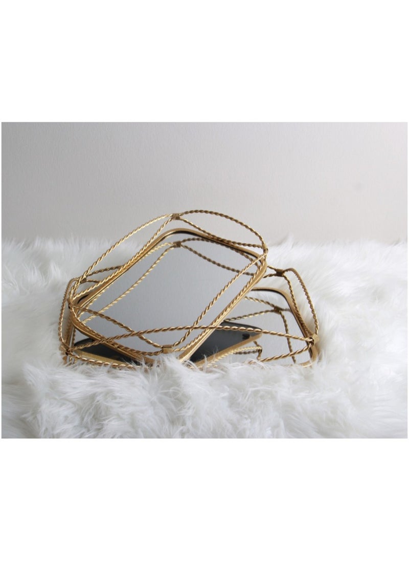 MARS Q A set of serving trays with an elegant design, (2 pieces)  - Image 5