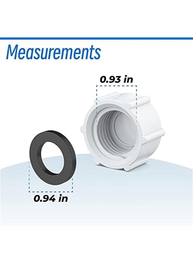 11456 Pool Drain Valve Cap & O Ring for Sand Filter Pump, Compatible with Intex 11456 Sand Filter Drain Cap - for above Ground Pool Replacement Parts