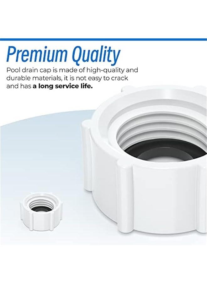 11456 Pool Drain Valve Cap & O Ring for Sand Filter Pump, Compatible with Intex 11456 Sand Filter Drain Cap - for above Ground Pool Replacement Parts