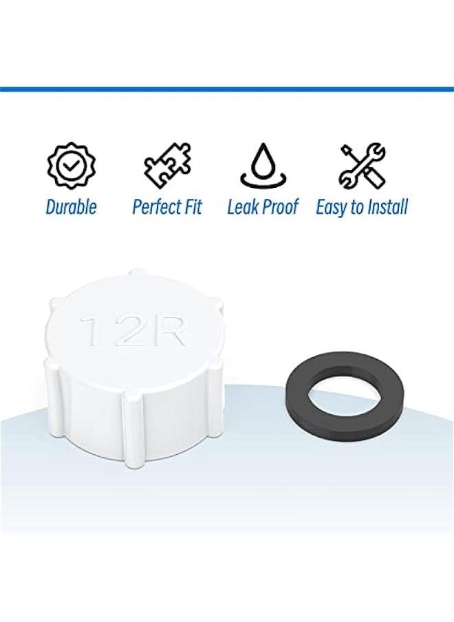 11456 Pool Drain Valve Cap & O Ring for Sand Filter Pump, Compatible with Intex 11456 Sand Filter Drain Cap - for above Ground Pool Replacement Parts