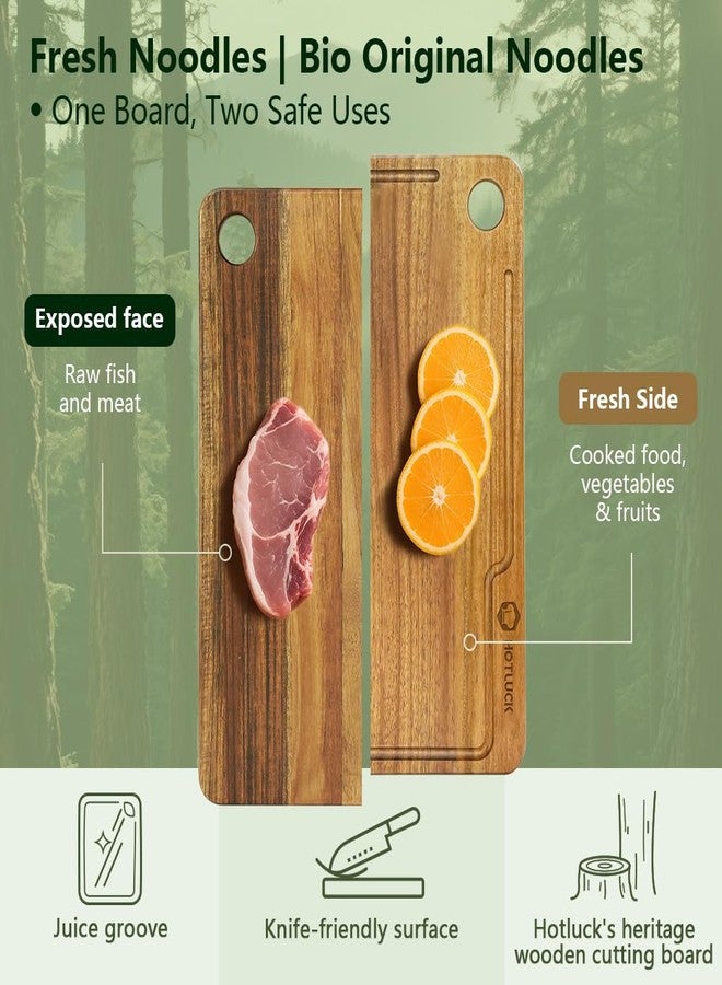 Hotluck Cutting Board for Kitchen, Upgraded Wood Cutting Board, Large Meat Cutting Board with Juice Groove, Rosewood Cutting Boards, Luxury Charcuterie, Cheese Board for Serving(15’X11’) - Image 5