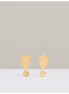 REISS Molten Large Drop Earrings  - Image 1