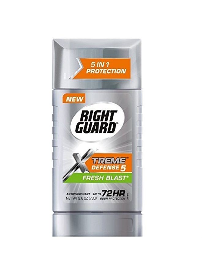 Xtreme Defense 5 Anti-Perspirant & Deodorant, Fresh Blast 2.6 Oz (Packs of 5)