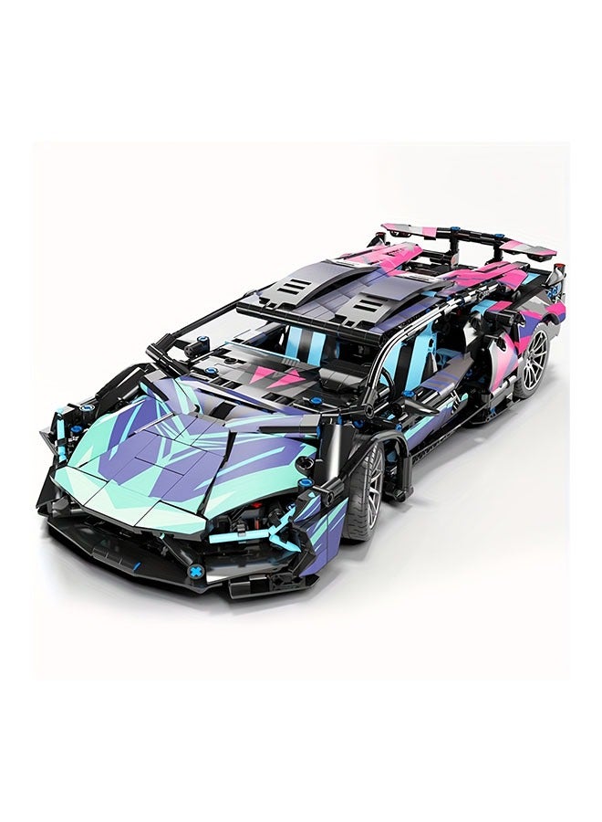 Super Sports Car Building Sets for Adults, 1:14 Scale Sports Cars Model Building Blocks Kit, Collectible Supercar Birthday Gifts for Boys Teens(1314pcs) - Image 1