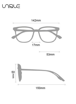 Glasses - Blue Light Filter Eyewear for Men & Women, Anti Blue Light Eyestrain UV Glare Blocking, TV Computer Gaming Glasses - Non-Myopic Glasses(Black) - view 2
