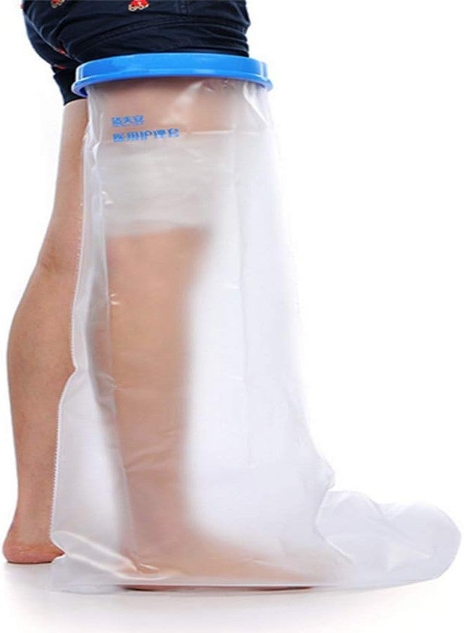 JAGDIV Waterproof Leg Cast Shower Protetcor Adult Full Leg Cast Cover Watertight Protection to Broken Leg, Knee, Foot, Ankle Wound, Burns Reusable for Shower & Bath - Image 5