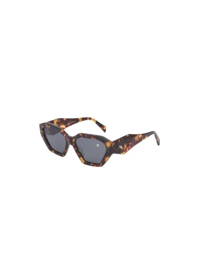 Kemet Eyewear Octagonal Full Rim Unisex Fiore Brown brown Lens 