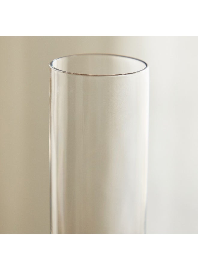 Home Box Cylindrical Glass Vase - 8.4x28 cm - Image 3