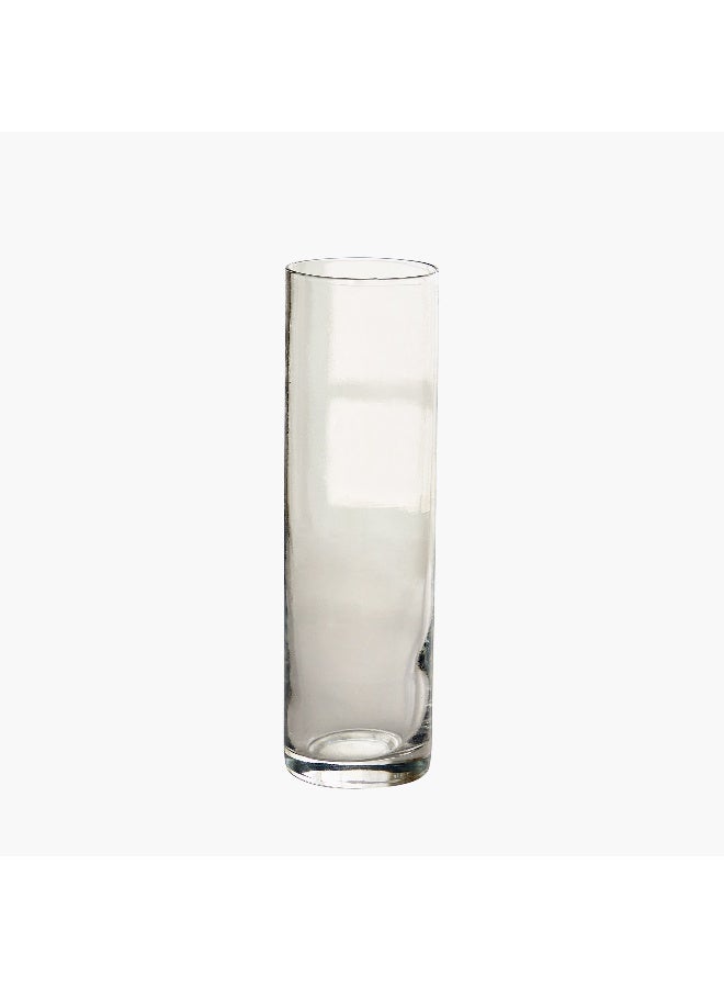 Home Box Cylindrical Glass Vase - 8.4x28 cm - Image 5