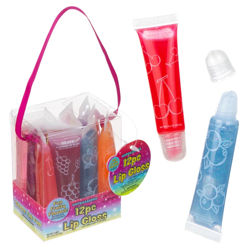 EXPRESSIONS 24pc Flavored Lip Gloss Bulk Set | Non-Toxic, Kid-Safe Squeeze Tubes for Party Favors, Goodie Bag Fillers & Classroom Gifts - Image 5