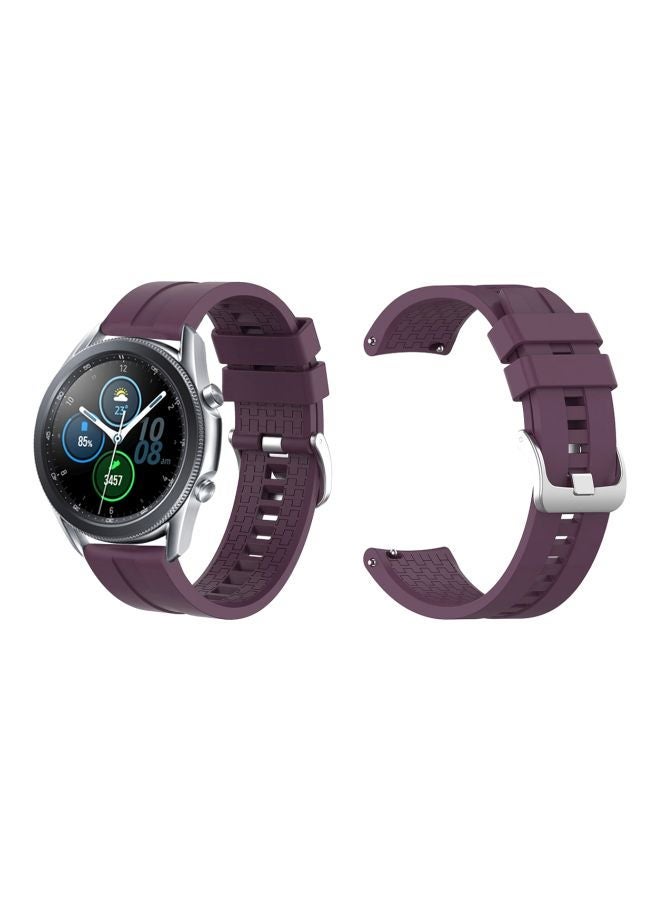 NIBEMINENT Replacement Band For Samsung Galaxy Watch 3 45mm Purple - Image 2