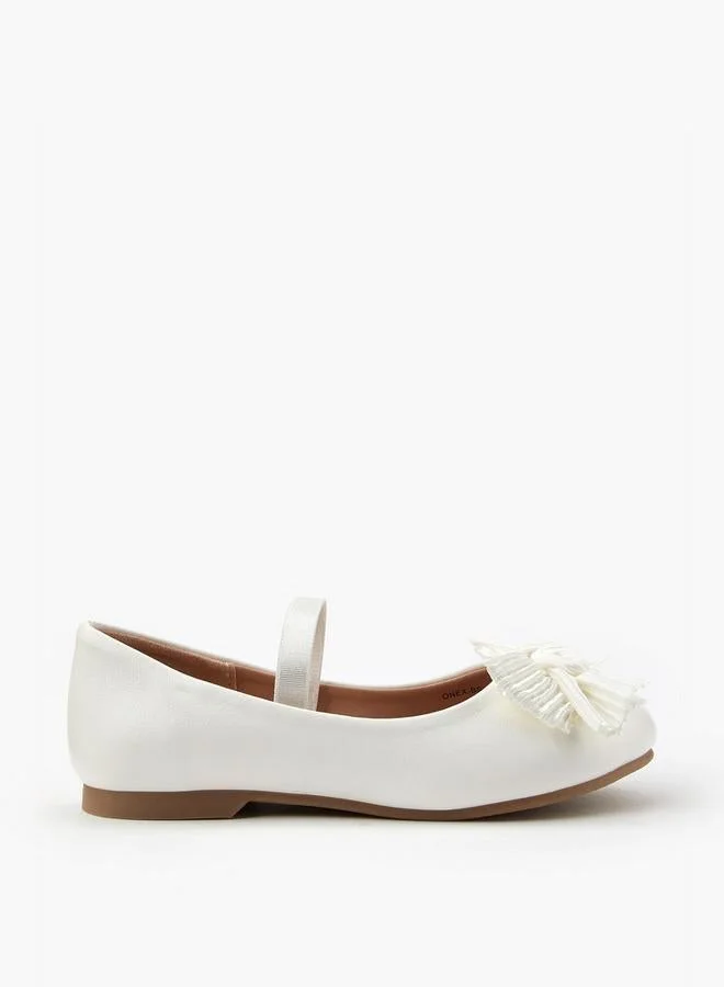 JUNIORS Girls' Slip-On Ballerina Shoes