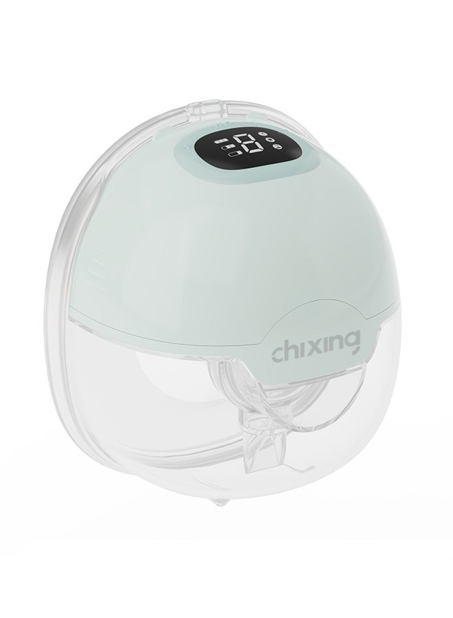 Chixing Electric Wearable Breast Pump, Portable Hands-Free Breast Pump, 3 Modes & 9 Levels Memory Function, Rechargeable Milk Extractor with Massage & Breastfeeding Modes, Smart LED Display  - Image 1