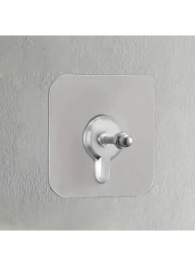 10 Pcs Heavy Duty Screw Like Hooks No Drill Damage Free Hanging Adhesive For Pictures Clocks Shelves - Image 3