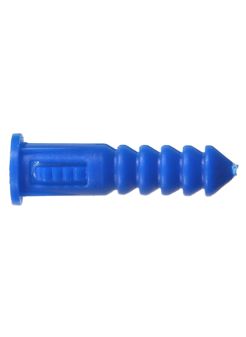 Hillman Hillman 370329 Ribbed Plastic Anchor, 8-10-12 X 1-1/4-Inch, Blue, 100 Count (Pack of 1)  - Image 2