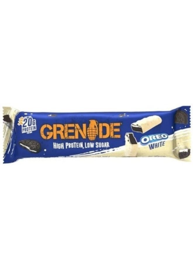 Grenade White Oreo High Protein Bar 60g (20g Protein) - Image 1