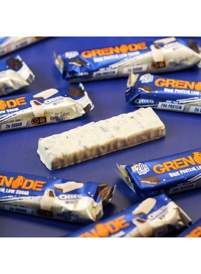 Grenade White Oreo High Protein Bar 60g (20g Protein) - Image 3