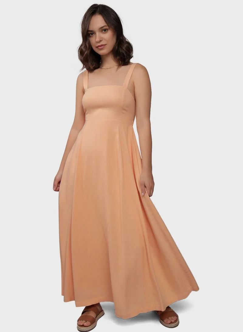 American Eagle Square Neck Maxi Dress